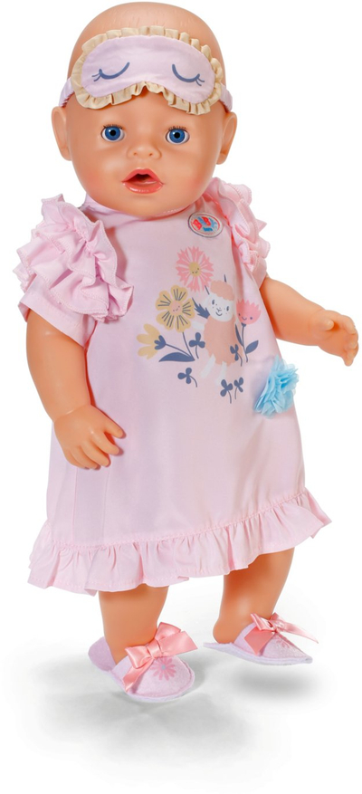 Set rrobe për kukull Baby Born Nightgown, për kukulla 43 cm, me shumë ngjyra
