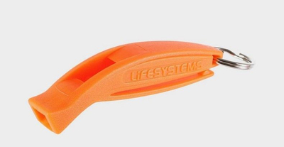 Свирче за итни случаи Lifesystems Echo, 108 dB, со привезок, портокалово