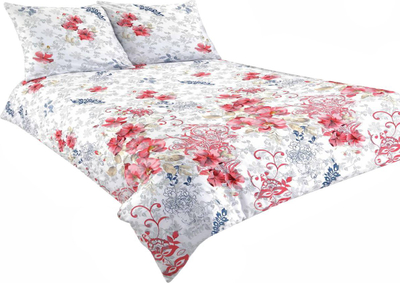 Комплет постелнина Matex Premium Sanfor Cotton Satin 08, 140x200 cm, со цветови, шарен