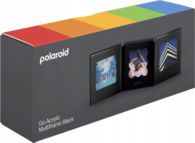 Kornizë foto Polaroid Go Acrylic Multiframe, set 3 korniza, akril, e zezë