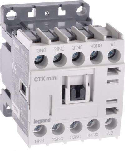 Kontaktor ndihmës Legrand CTX3, 16A, 2NO 2NC, 230V AC