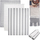 Set pecetash mikrofibre Orion, 3 copë, gri dhe të bardha