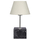 Llambë tavoline bazë kube 13×13×43 cm (HM7594.01), argjendtë