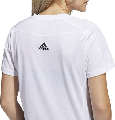 Bluzë sportive Adidas IWD G T HA6659, për goca, pambuk poliester, e bardhë