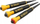 Set grushtash Dewalt DWHT0-58018, 3 copë, dorezë ergonomike, e verdhë