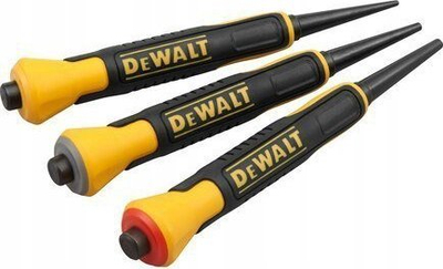 Set grushtash Dewalt DWHT0-58018, 3 copë, dorezë ergonomike, e verdhë