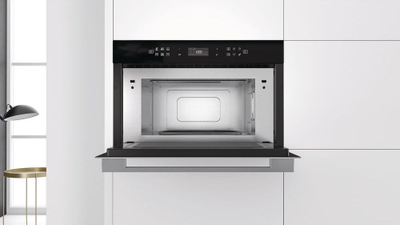 Furrë me mikrovalë inkaso Whirlpool W Collection W7 MD440 NB, 31L, me gril, e zezë