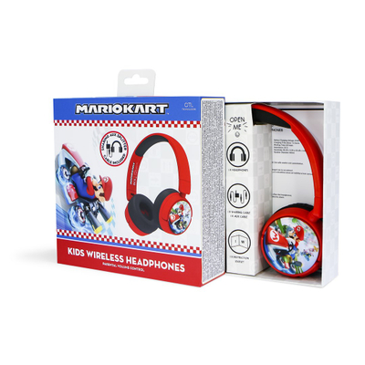 Слушалки OTL Technologies Mario Kart Wireless, црвени