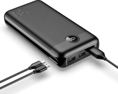 Powerbank Veger L30, 30000mAh, Power Delivery 20W Quick Charge 3.0, i zi