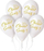 Balona GoDan Premium Christening, 33cm, set 5 copë, të bardha