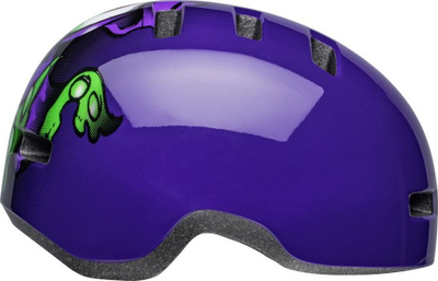 Kaskë biçiklete për kalamajt Bell Lil Ripper, In-Mold, XS 45-52 cm, e kuqe me shkëlqim