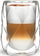 Set gota xhami Vialli Design Geo, 2 copë, 350 ml, me mur të dyfishtë, transparente