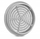 Grillë ventilimi Awenta T76SS MINI AWENT, rrumbullakët, 80mm, argjendtë