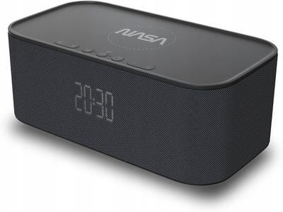 Altoparlant Bluetooth NASA SPC800, 10W RMS, karikim wireless 5W, me dy alarme, i zi