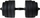 Set hantellash Funfit Bitumen, 40 kg, 2 x 20 kg, të zeza