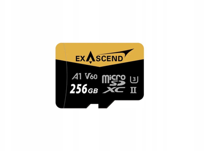 Kartë memorie MicroSD UHS-II SanDisk, 256GB, V60 U3 A1, me adaptor
