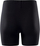 Shorc sportiv për goca IQ Silky 1/2, elastik, thahet shpejt, i zi