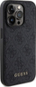 Set aksesore Guess 4G Metal Logo për iPhone 14 Pro, kuti telefoni, powerbank 5000mAh, i zi