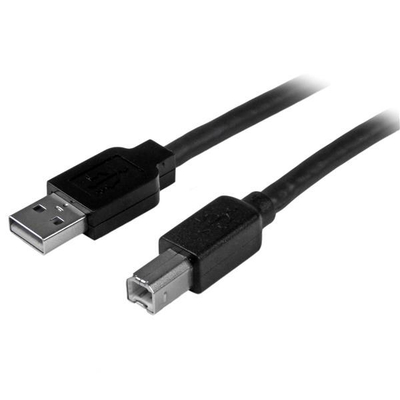 Kabllo printeri USB-A në USB-B StarTech.com, 15m, e zezë