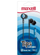 Kufje Maxell Tips in-ear me mikrofon, blu e zezë