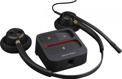 Kufje me mikrofon Poly EncorePro 520, USB A USB C, me kabllo, të zeza