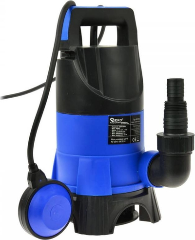Pompë zhytëse për ujë t’ndotur Geko G81453, 400W, me flotues, blu