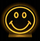 Llampë dekorative Eko-Light 2Kids Toys Smiley, LED neon, dritë e verdhë