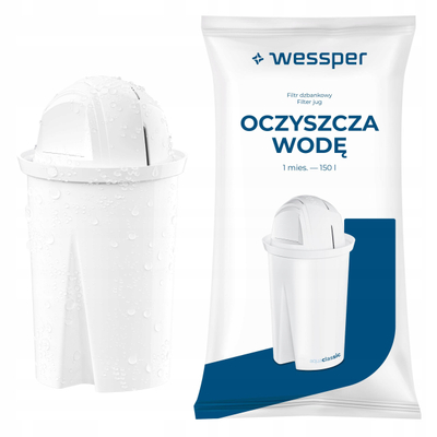 Filtër uji Wessper AquaClassic Classic, 1 copë, i bardhë