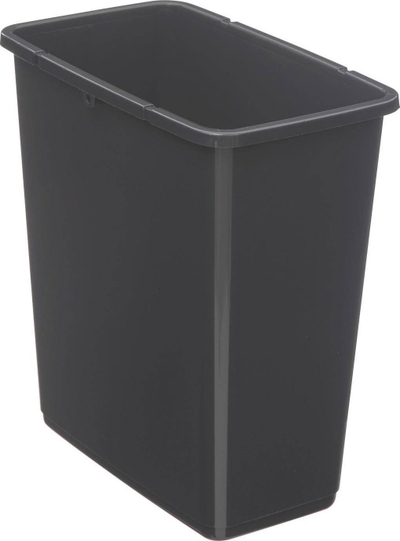 Кошница за ѓубре 5five Simply Smart, 45L, 2 прегради, сива и црна