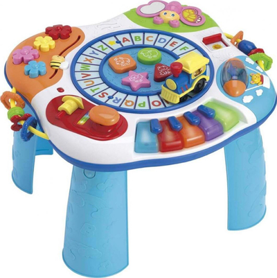 Tavolinë edukative Smily Play 0801, me drita dhe tinguj, shumëngjyrëshe