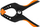 Kllapë suste Neo Tools 3"/75 mm, plastike, zezë portokalli