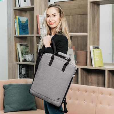 Çantë laptopi Dicota Eco Motion 13-15.6", deri 15.6", që s’e merr uji, gri