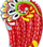 Dyshek pishine Bestway Fiesta Pepper, 1.95 x 0.99 m, vinil, shumëngjyrësh
