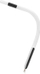 Kabllo USB eXc KABEXCLAMPMUSBWHBL, USB A në micro USB, me dritë LED, bardh e zi
