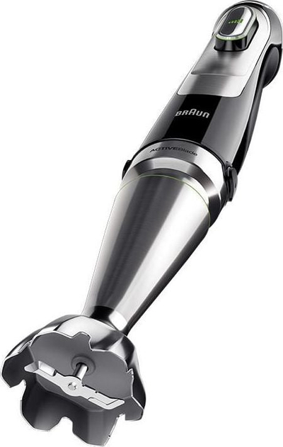 Blender dore Braun Minipimer MQ 9187XLI, 1200W, me komplet aksesorësh, i zi