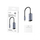 Adaptues USB C në Ethernet Cudy, Gigabit 1000Mbps, trup alumini, gri