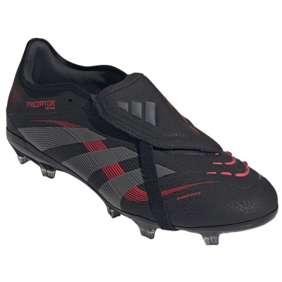 Këpucë futbolli Adidas Predator Pro, për fusha të forta, me gjuhë që paloset, të zeza