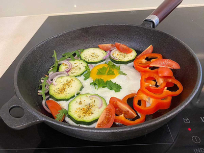 Tigan gize Krisberg, 24 cm, i thellë, për induksion dhe gaz