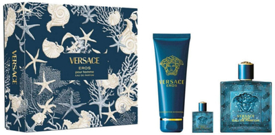 Сет подарок Versace Eros за мажи, EDP 100ml, гел за туширање 150ml