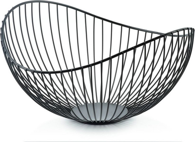 Enë dekoruese Affek Design CEDRIC, 30 x 28 x 14 cm, e zezë