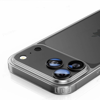 Mbulesë kamere Tech-Protect Camfull Fit+ për iPhone 17 Pro, xham i temperum, e zezë