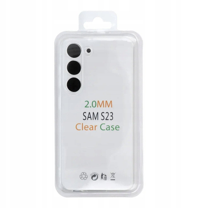 Транспарентна маска за телефон Samsung S25, 2 mm, проѕирна