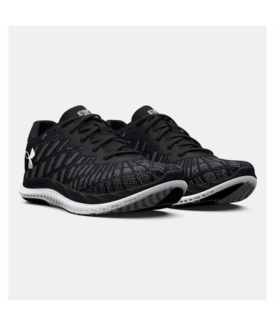 Atlete Under Armour Charged Breeze 2, tekstil, për femra, të zeza gri