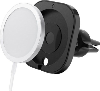 Mbajtëse magnetike për veturë Spigen MagFit, për MagSafe, rrotullim 360°, e zezë