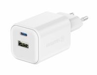 Karikues SWWISTEN GaN, 1x USB-C, 45W PD + 1x USB-A 18W QC, i bardhë