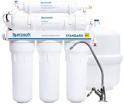 Sistem filtrimi uji Klarwod RO6/75V/BIO, osmozë e kundërt 7 faza, membranë 75 GPD, depozitë 3.2 Gal