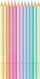Сет боички Faber-Castell Sparkle Pastel, 12 парчиња, акварел, метална кутија