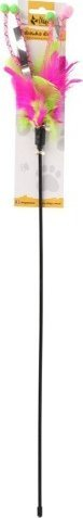 Lodër për mace Dingo Fishing Rod Foxi, 45cm, me zile, rozë