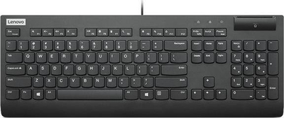 Tastierë Lenovo me lexues SmartCard, e zezë