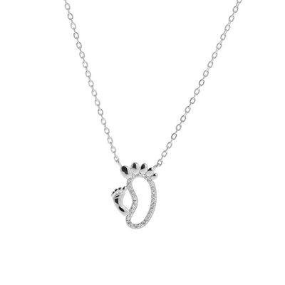 Qafore për femra AGAIN Jewelry Feet AJNA0007, e argjendtë